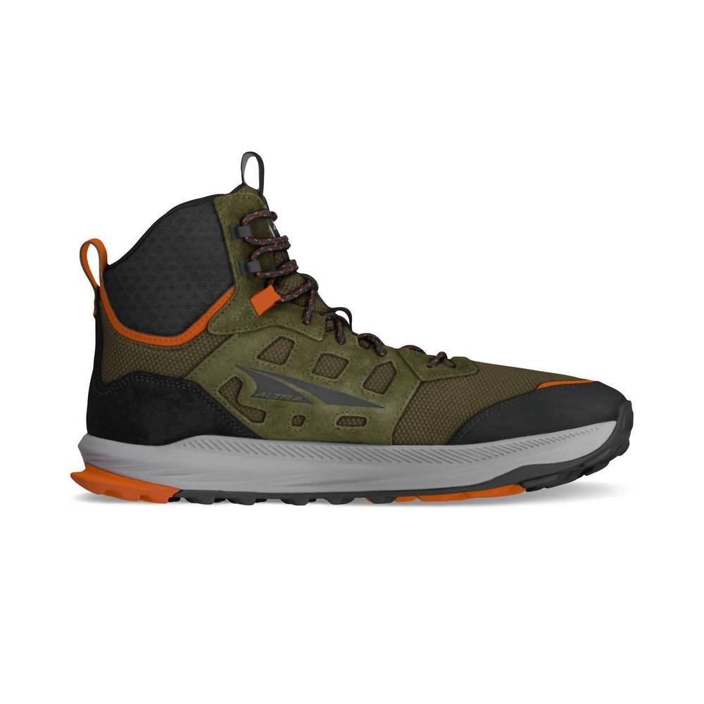 NEW ALTRA men's lone peak hiker 3 trail running shoes in dusty olive - Picture 3 of 6